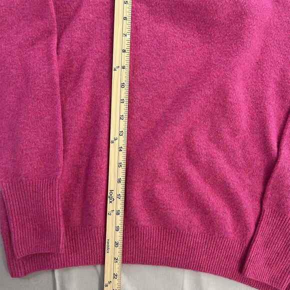 Vince Camuto Sweater Women's Small Pink Crewneck Preppy - Picture 4 of 5